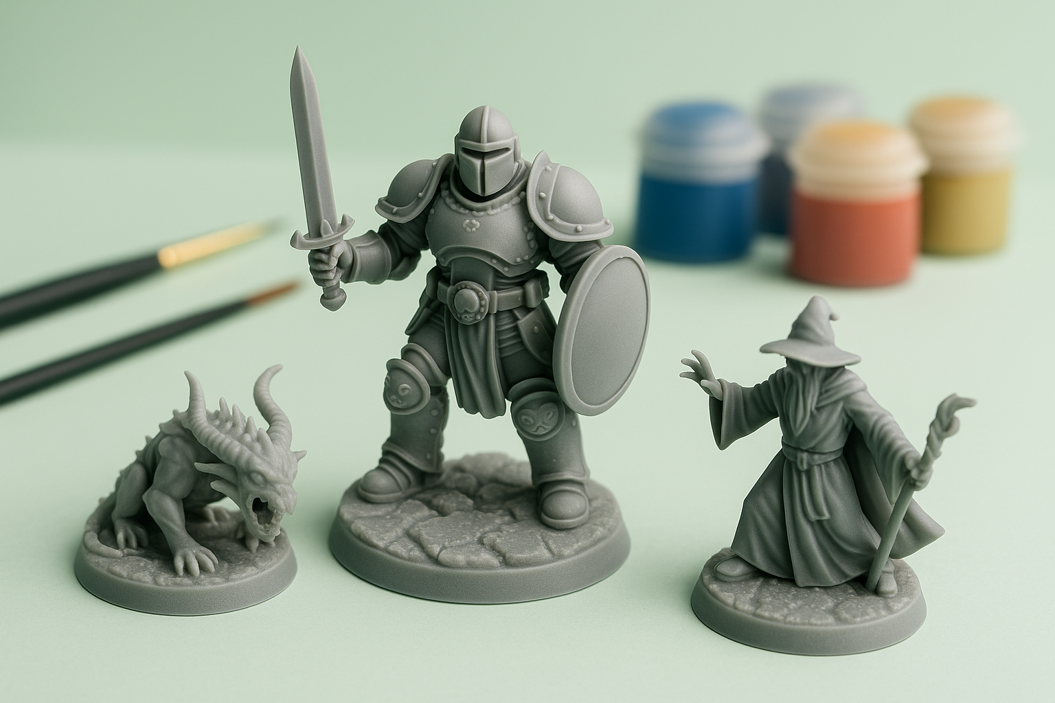 Миниатюры для DnD и Warhammer